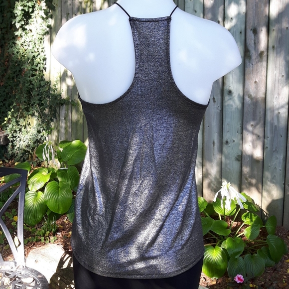 Like new size xxs Guess silver dress tank top - Picture 10 of 12